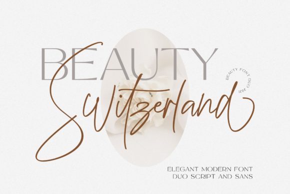 Beauty Switzerland: A Script Font for Unforgettable Branding