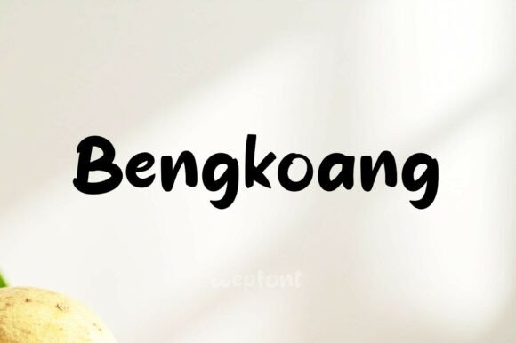 Bengkoang: A Script Font with Genuine Charm