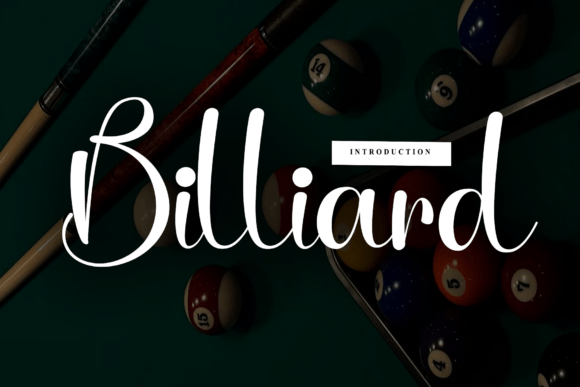 Billiard: The Artisan's Script for Refined Branding