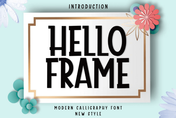 Hello Frame: An Autumnal Script for Sophisticated Branding