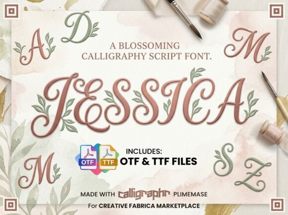 Jessica: Where Calligraphy Meets the Garden