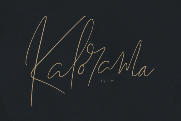 Kalorama Script: The Signature Font for Modern Luxury