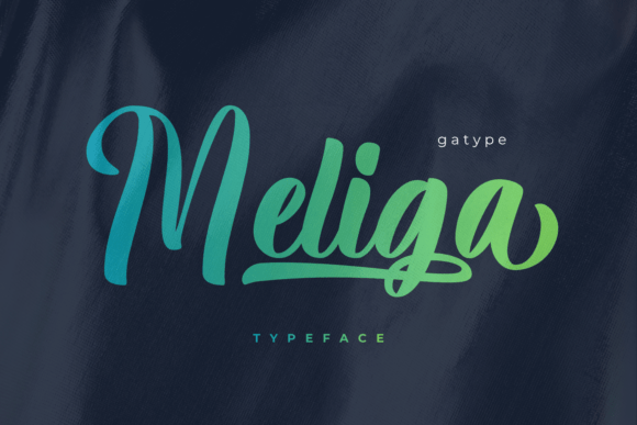 Meliga: A Bold Script Font for Modern Branding