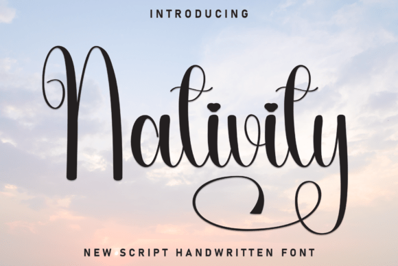 Nativity: The Script Font for Elegant Holiday Design