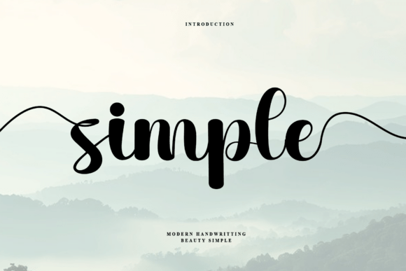 Simple: A Handwritten Script for Elegant Branding