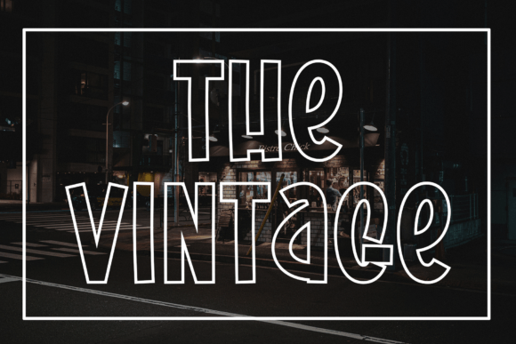 The Vintage: A Font for Modern Elegance and Signature Style